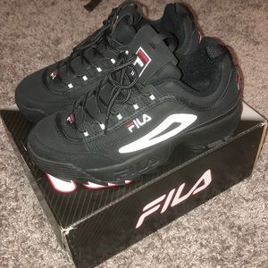 FILA Disruptor II authentic NEW black